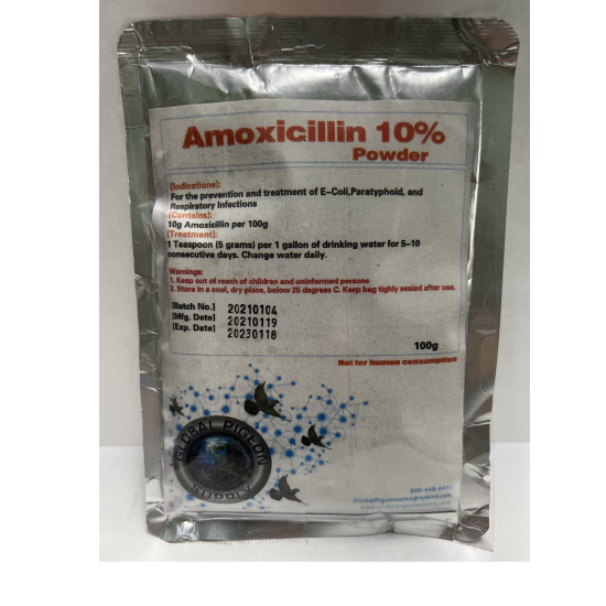 Global Pigeon Supply Amoxicillin 10% Powder